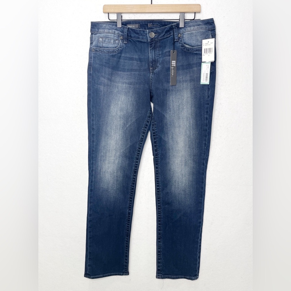 Kut From The Kloth Straight Leg Denim Jeans Indestructible Size 14 KP560MD6SF